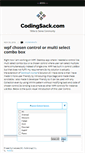 Mobile Screenshot of codingsack.com